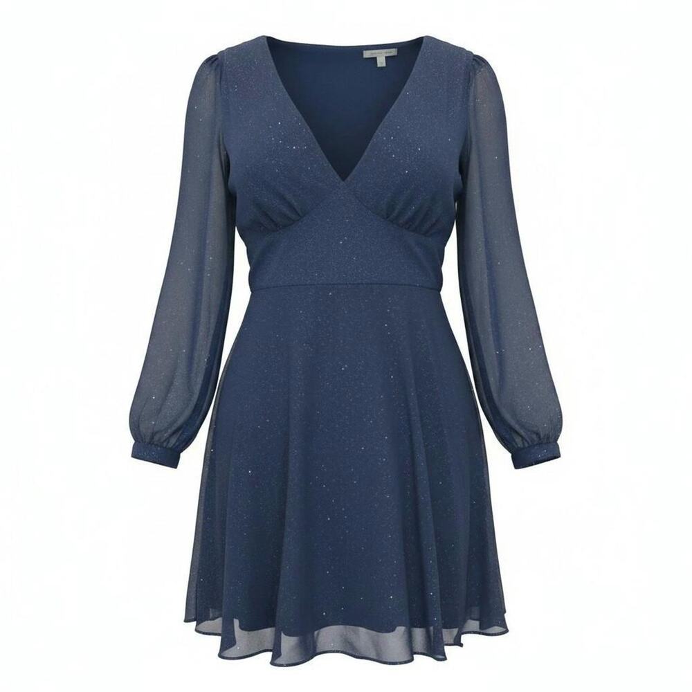 Navy blue mini dress